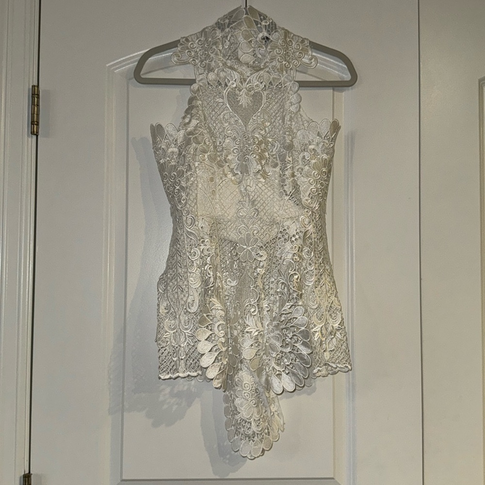 NWOT Thurley long sleeve lace blouse - Picture 2 of 11